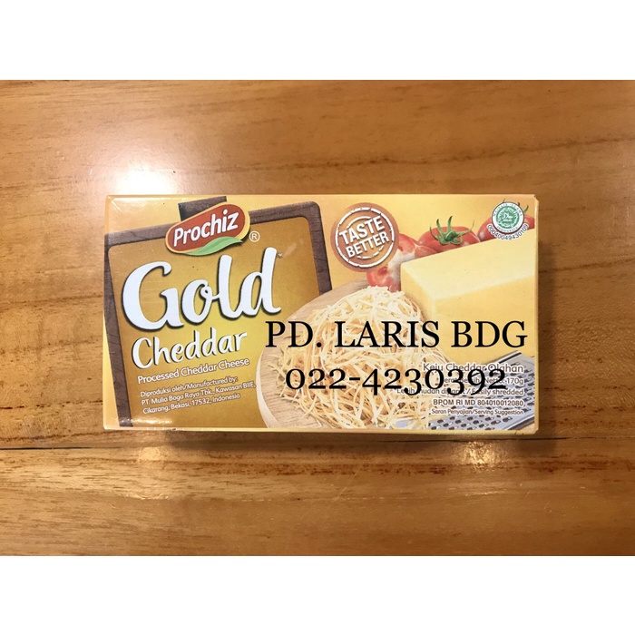 

Keju- Keju Cheddar Olahan Prochiz Gold 170Gr (Prochiz Gold Cheddar Cheese) -Keju.