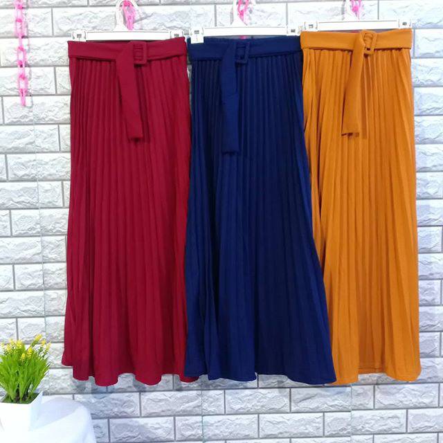 Rok plisket skirt belt