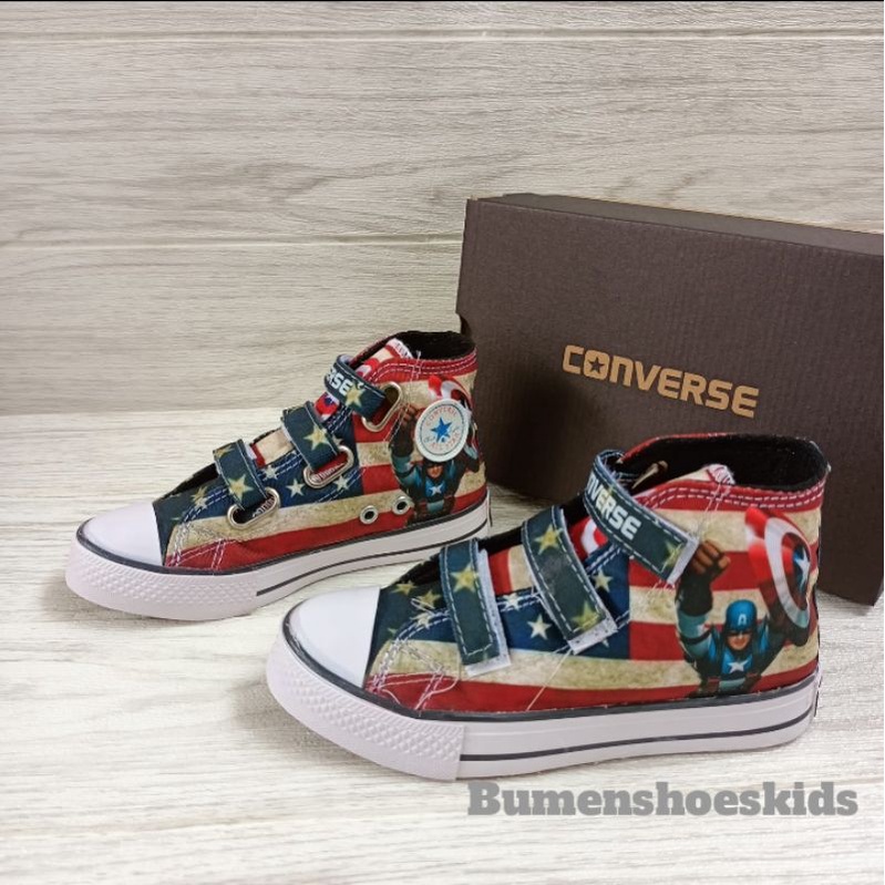 Sepatu Anak Laki Laki Sepatu Converse ALLSTAR High Full Motif Terbaru Sepatu Sneakers