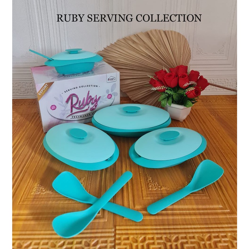 RUBY SERVING SET PRASMANAN ALAT MAKAN 12 PCS