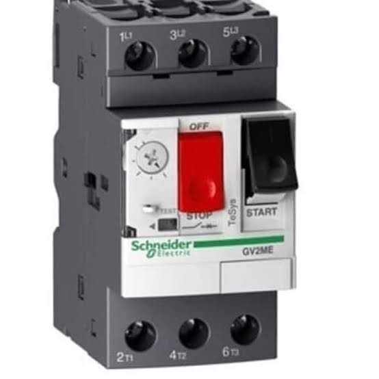 NOFUEL GV2 Series Manual Motor Starter Circuit Breaker - GV2ME08 To GV2ME32, 3 Pole, 690V, 23A