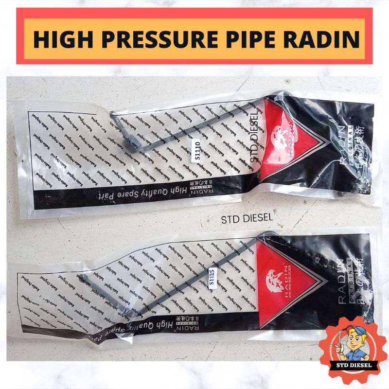 SELANG HPP HIGH PRESSURE PIPE S1110 S1115 S1125 S1130 NOZZLE NOSEL SLANG MERK RADIN 20 23 24 28 30 H