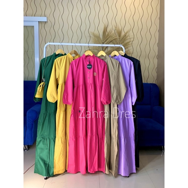 zahra dress by keyzaa / gamis wanita /dress muslim