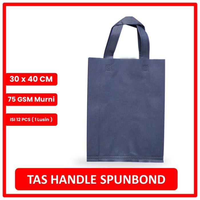 

Goodie Bag Spunbond Handle Lusinan 30X40/Kantong Belanja Murah /Navy 079