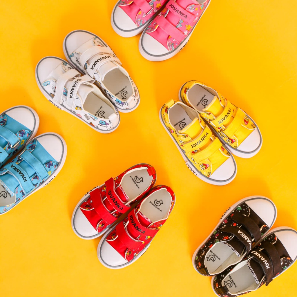 Sepatu Anak Jovanka Ukuran 24-34 Shoes Strap Character