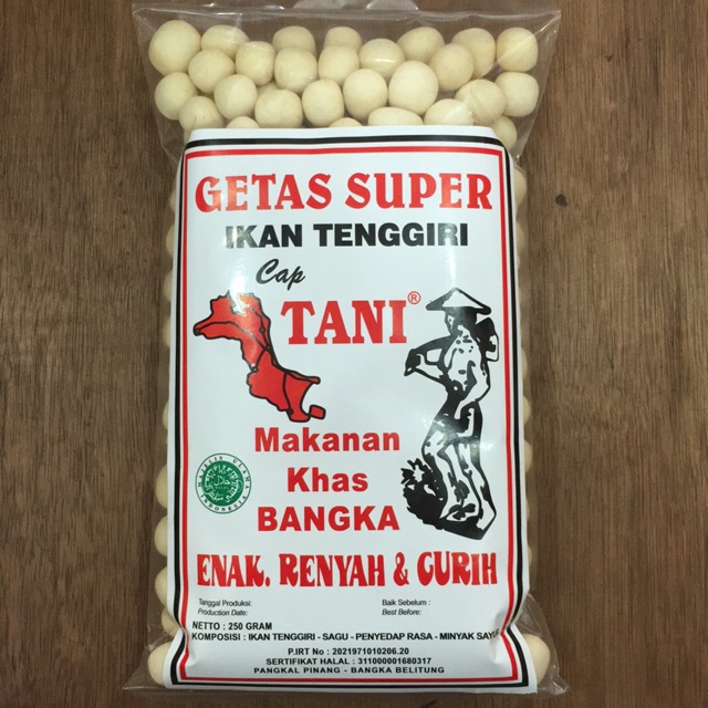 

GETES/GETAS SUPER IKAN TENGGIRI CAP TANI 250gr