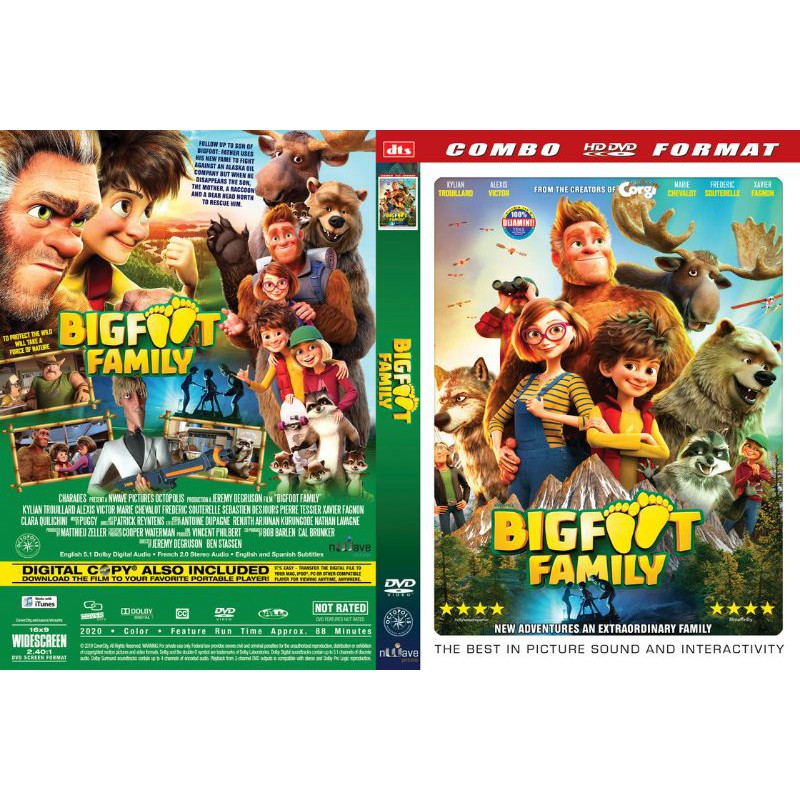 Kaset Film Kartun BIGFOOT FAMILY