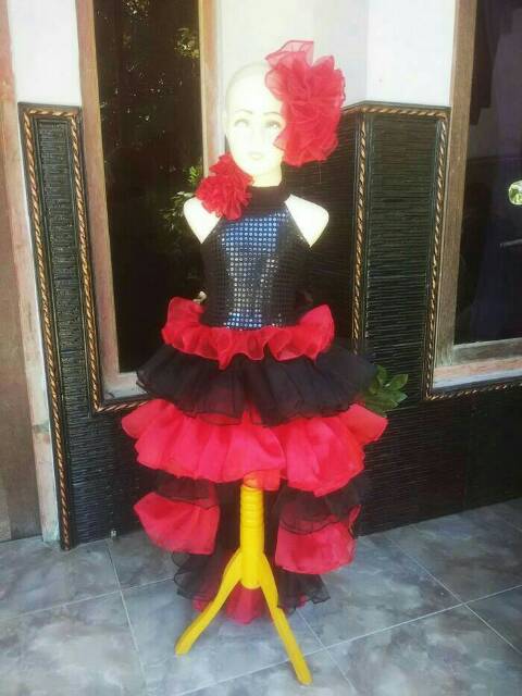 kostum spanyol/kostum unday Baju pesta anak/baju ulang tahun anak/gaun pesta