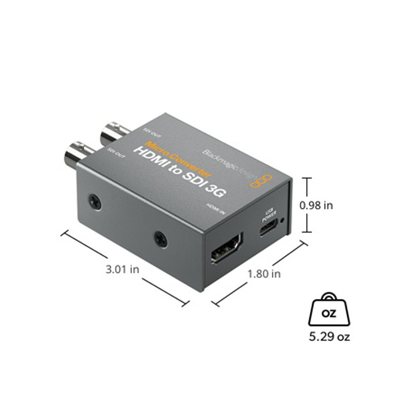 BLACKMAGIC Design Micro Converter HDMI to SDI 3G