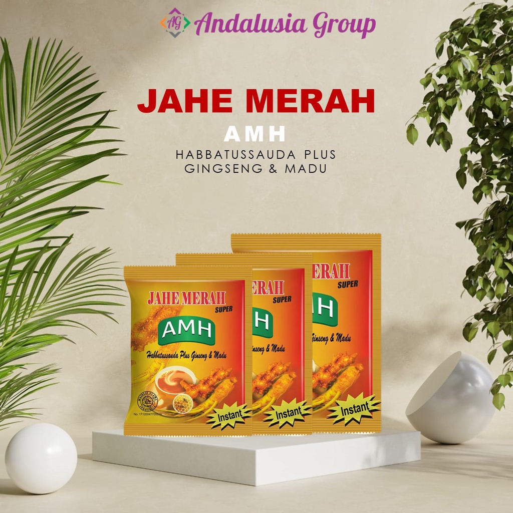 

Jahe merah AMH, Habbatussauda plus gingseng dan madu