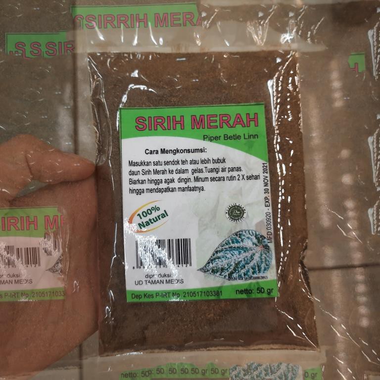 

Sirih Merah 50gr / Piper Betle Linn