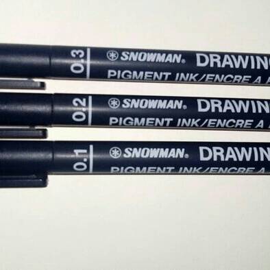 

Pendrawing- Drawing Pen Snowman 0,1 0,2 0,3 -Drawing-Pen.