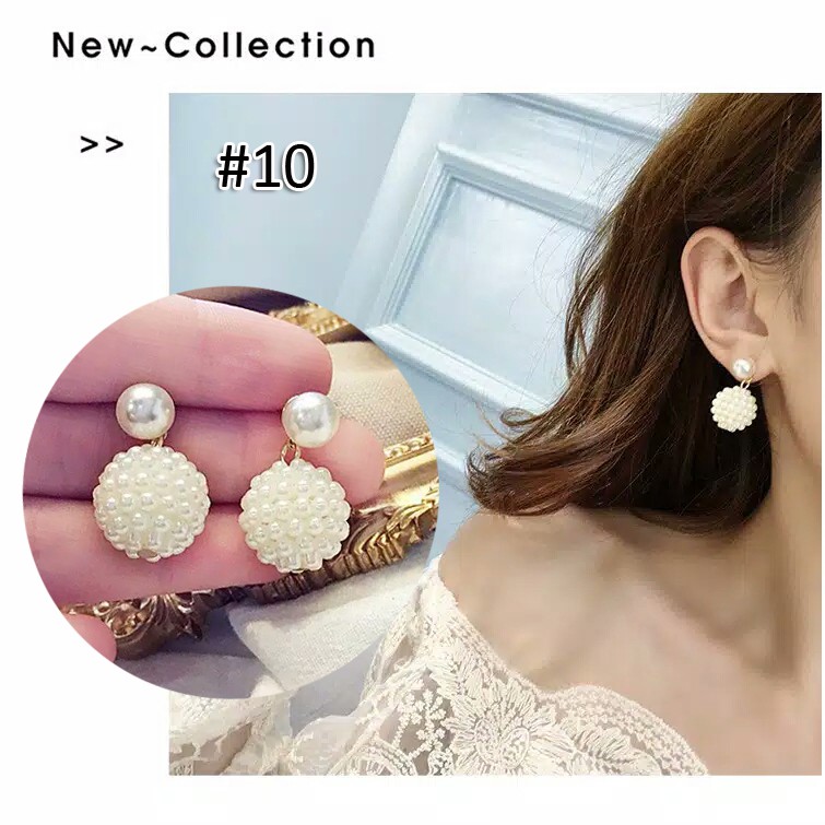 Anting Fashion Import Kekinian Aneka Varian Bisa Untuk Hijab Design Simple Dan Elegan 358