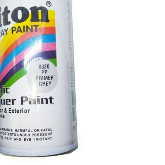 ◊ PP Primer Grey 8020 Diton Cat Semprot Spray Dasar 300cc Spet 300 cc Epoxy E Poxi Epoxi Pylox Prime