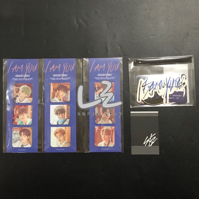 STRAY KIDS - UNVEIL [Op.03 I am YOU] Official Goods (Bookmark Magnet, Sticker, Polaroid Event)