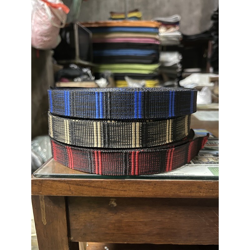 

TALI WEBBING / BISBAN 2,5 CM MOTIF BAMBU (TERMURAH SE JAWATIMUR)