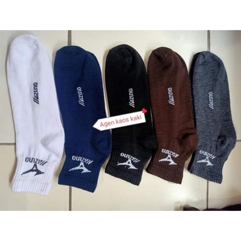 ( 5 pasang ) kaos kaki sport Mizuno pria &amp; wanita dewasa