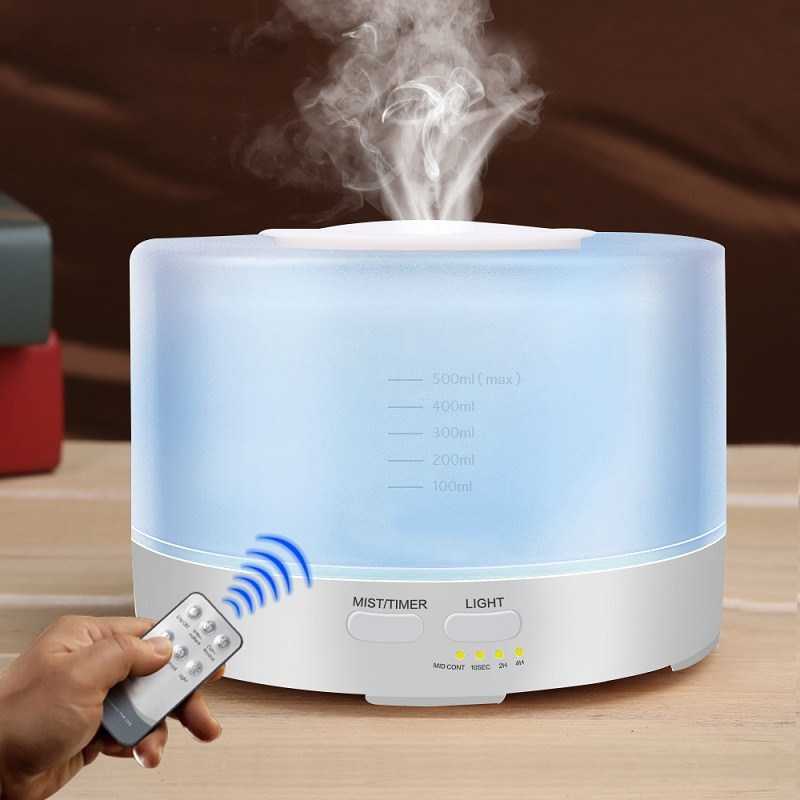 Taffware HUMI Humidifier 7 Color 500ml + Remote Control - HUMI H14A