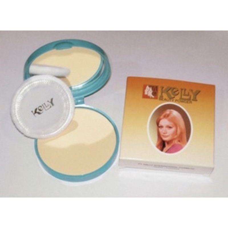 Kelly compact powder KL01 ( bedak padat kuning langsat )