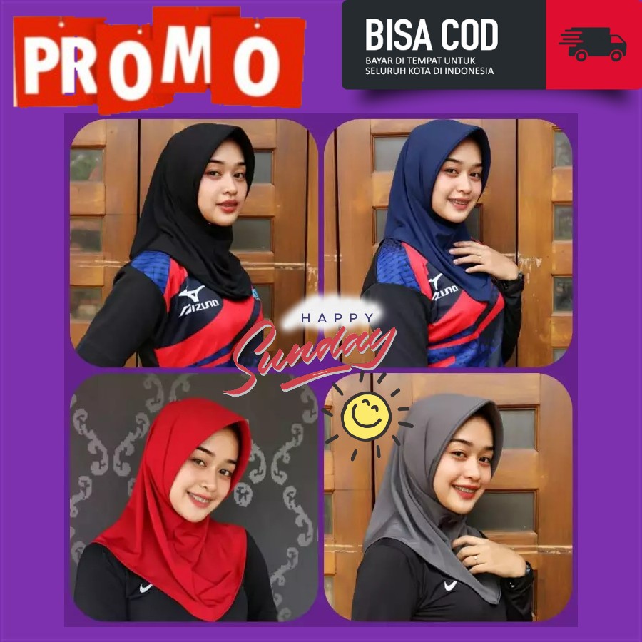 Hijab Instan / Kerudung Instan / Jilbab Instan / Hijab Kerja Kantor / Hijab Olahraga Sporty