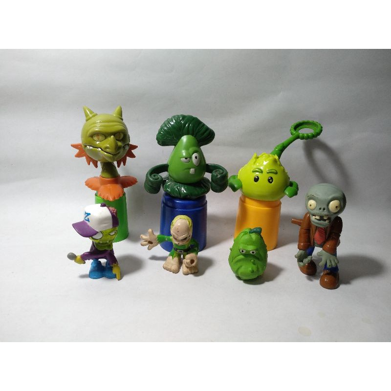 Plants Vs Zombies Tumbuhan KFC Chaki Kids Happy Meal Monster Evil Devil Zombie Mainan Horror Horor F