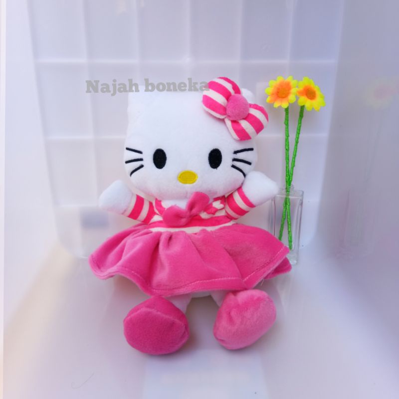 Boneka Hello Kitty Dress M lucu untuk mainan anak perempuan boneka untuk hadiah ulangtahun