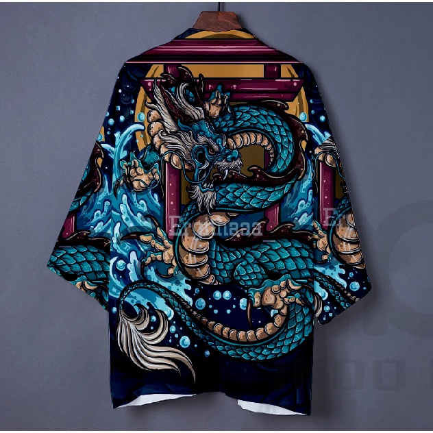 kimono casual kekinian naga pria wanita