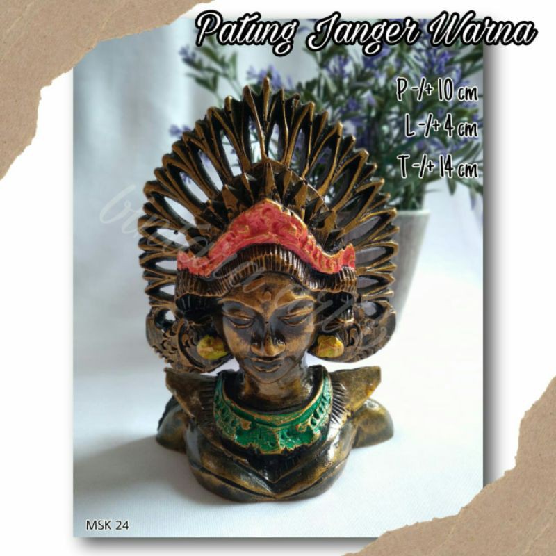 patung janger bali patung resin patung penari bali dekorasi hiasan pajangan rumah souvenir bali