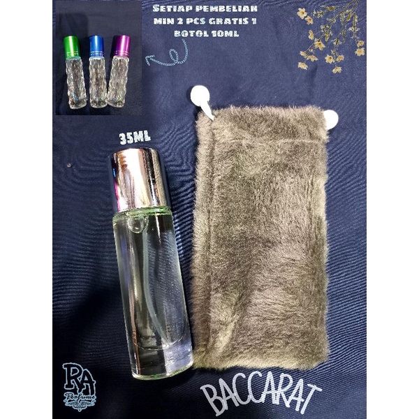 PARFUM BIBIT 100% BEST SELLER BACCARAT PRIA | WANITA TAHAN LAMA