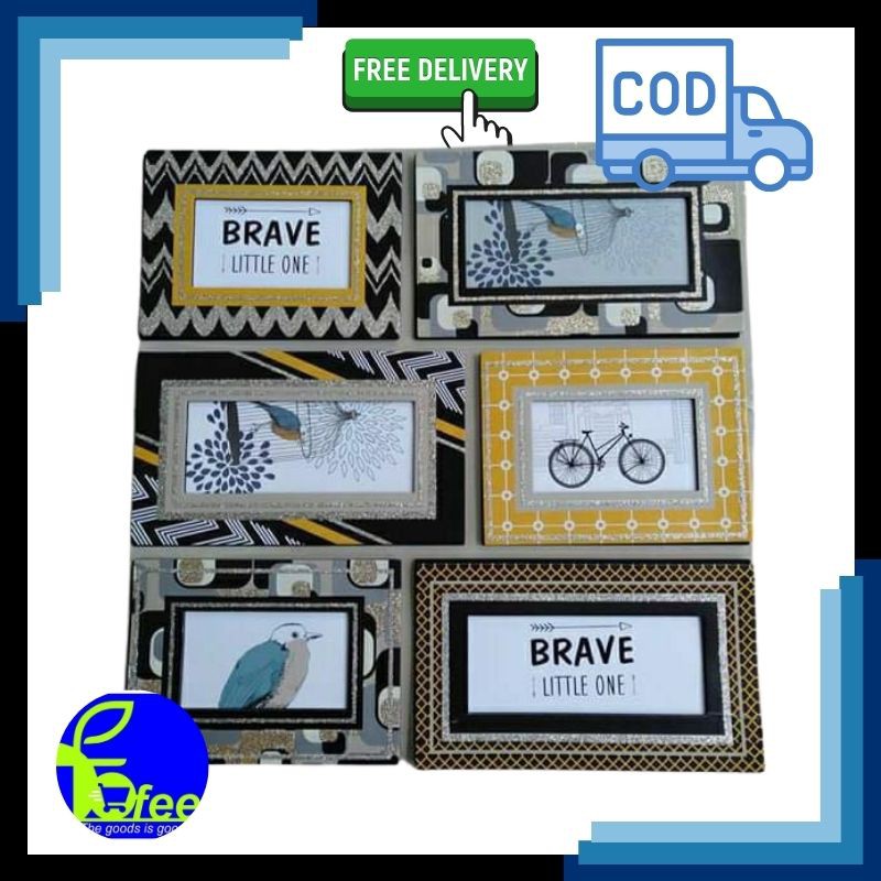 [IMPORT] - MODEL FRAME Wall Sticker Dinding Model Frame - Plastik Sponge