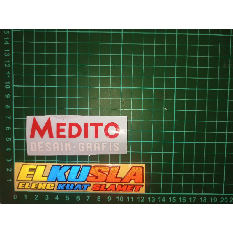 Stiker cutting ELKUSLA