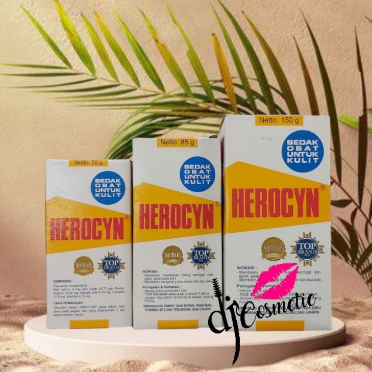 Herocyn Powder | Bedak Gatal Biang Keringat Untuk Dewasa 50gr | 85gr | 150gr