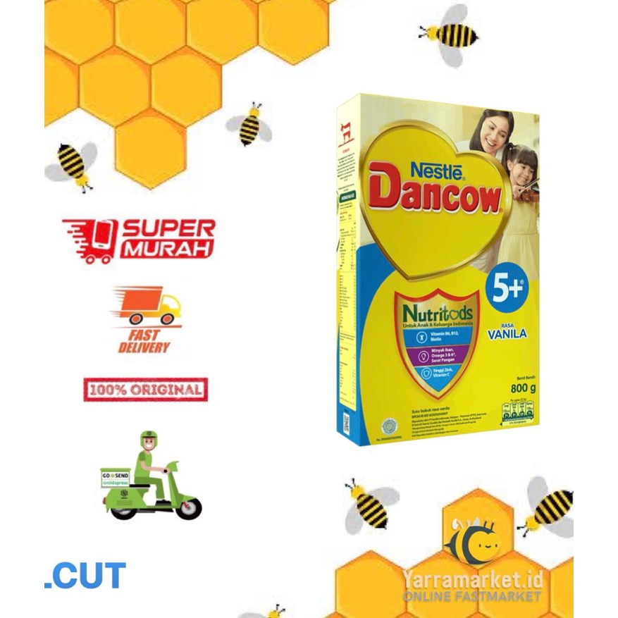 DANCOW NUTRITODS 5+ RASA COKLAT/SUSU 400gr