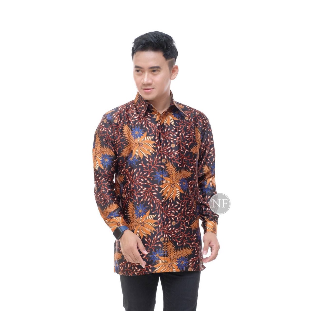 KEMEJA SEMI SUTERA SILKY PREMIUM KEMEJA BATIK SEMI SUTRA LENGAN PANJANG LENGAN PENDEK PURING BATIK S