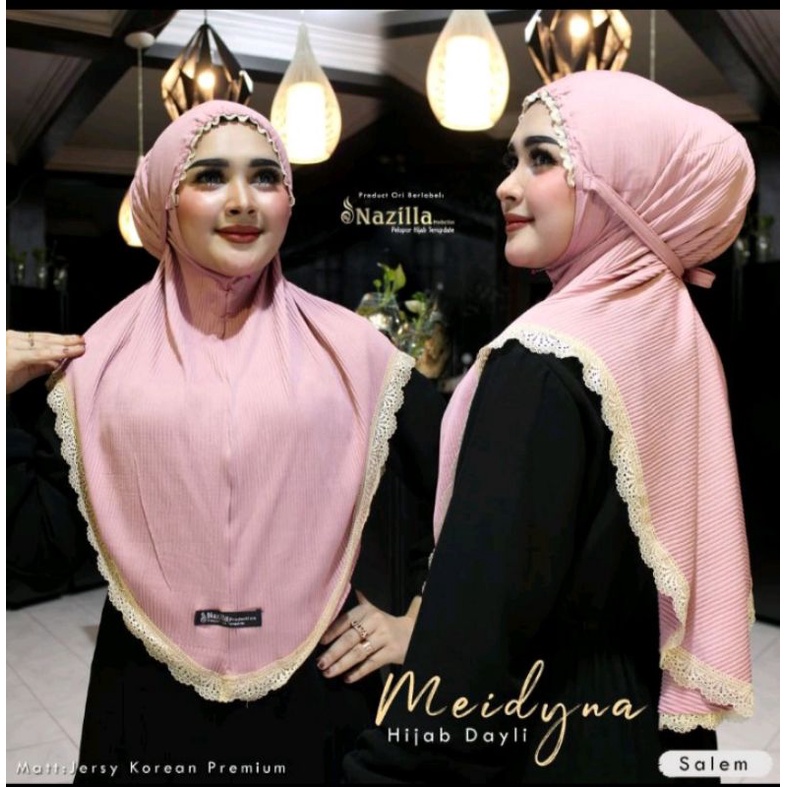 hijab bergo kerut muka cerutty premium