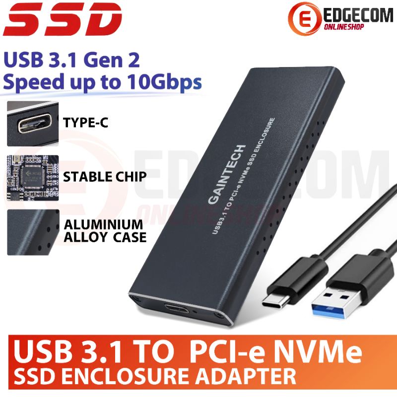 Casing External USB 3.1 SSD M.2 NVMe