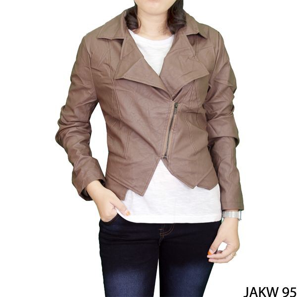 Jaket Wanita Terbaru Fabric Krem – JAKW 95