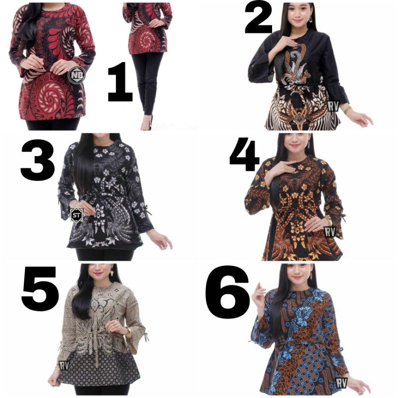 Blus batik Pekalongan cewek