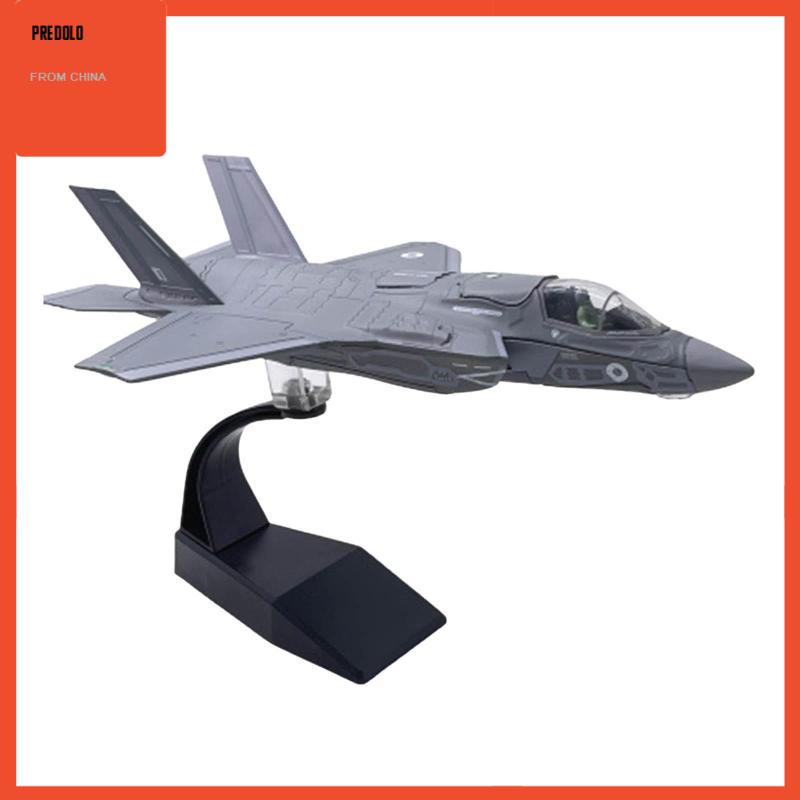 Miniatur Diecast Pesawat Tempur F-35B Skala 1 / 72 Bahan Alloy Untuk Dekorasi Rumah / Kantor