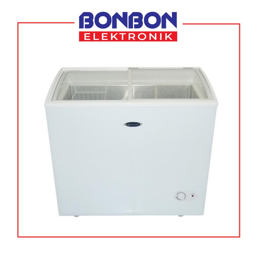 Frigigate Sliding Glass Chest Freezer 200L F-210 SD / F-210SD FREEZER