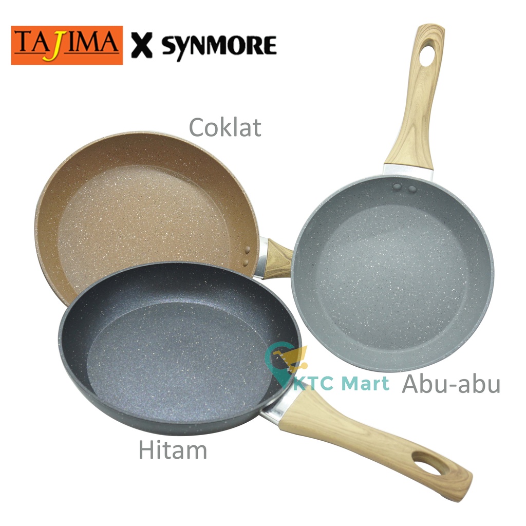 KTCmart - OBLEROME Granite Frypan Anti lengket Marble | Premium Cookware | Penggorengan