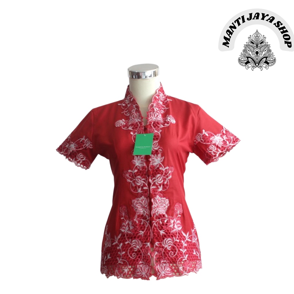 Baju Kebaya Modern Katun Atasan Kebaya Wisuda Baju Lengan Pendek