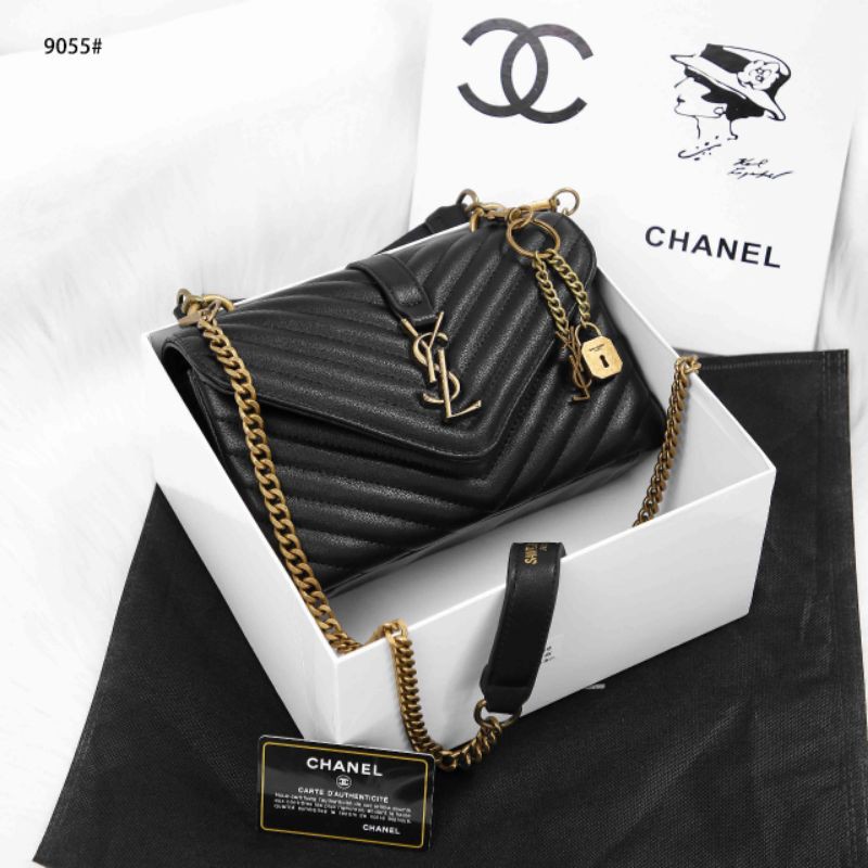 YSL Shoulder Bag #9055 Hardware Gold