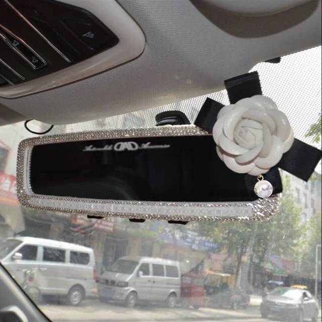 Barang mobil kaca  spion mobil blink Cover Kaca Spion Mobil DAD CROWN,CH,GC,SWAN FULL Diamond Blink-Blink Bahan Premium Series