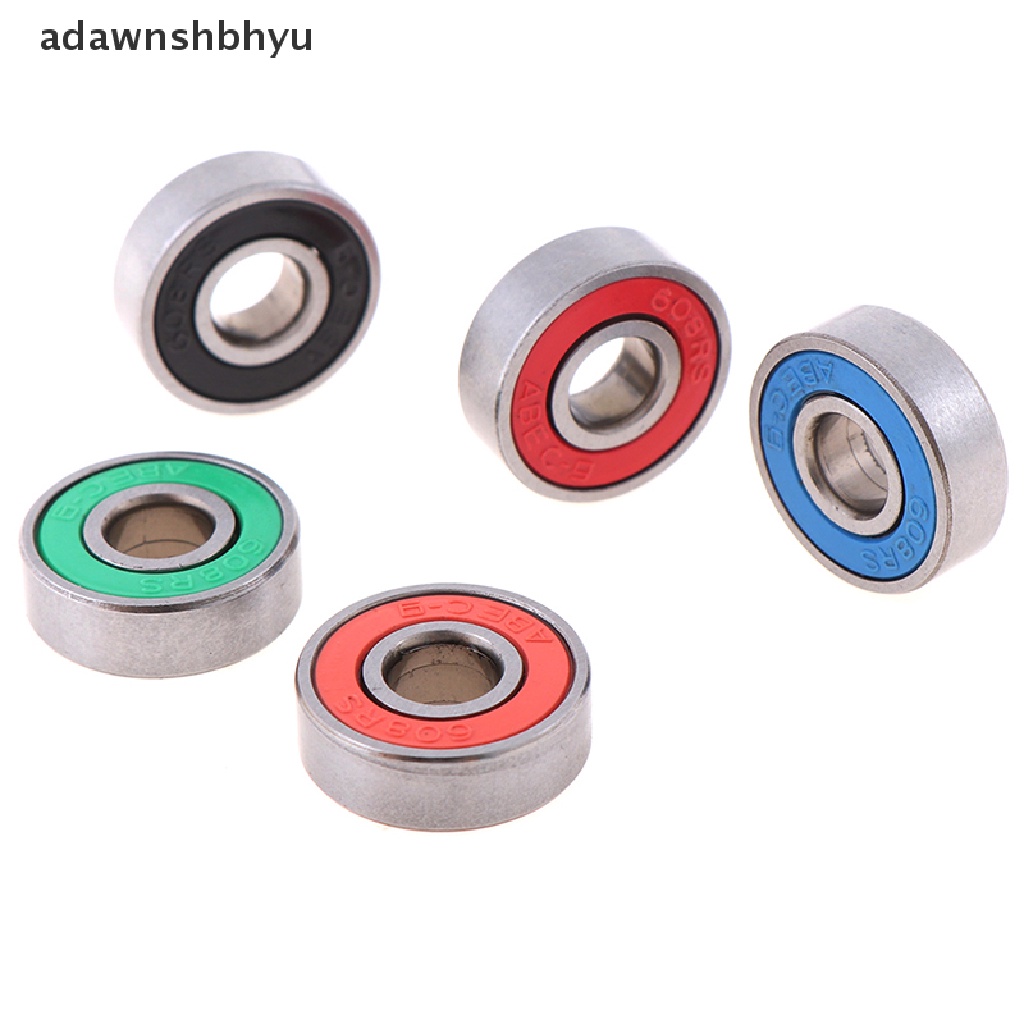 Adawnshbhyu 5Pcs ABEC-9 608RS skateboard scooter Roda roller sealed ball bearings