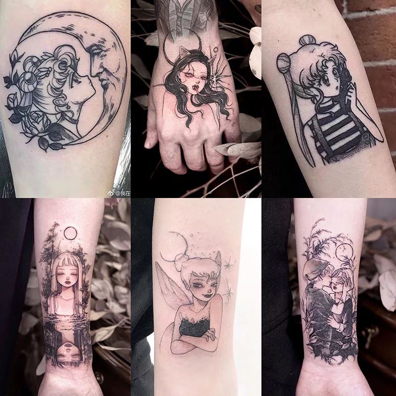 Tato Temporer Minimalis | Aesthetic Girl (Random)