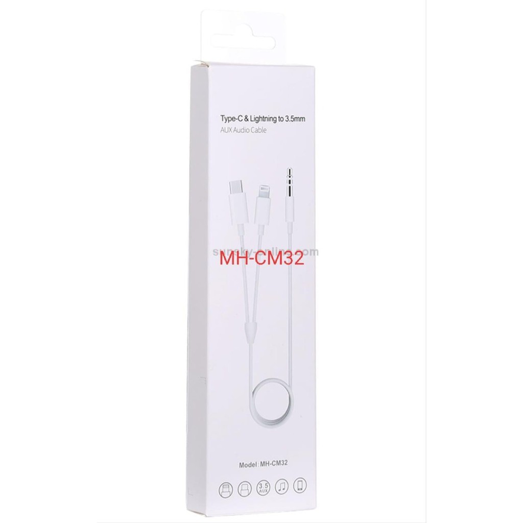 KABEL LIGHTNING ADAPTOR MH-CM 32 PHONE DAN TYPE C