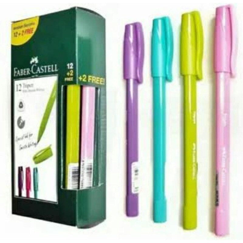 

Ballpen Tripen 0.7mm / Bold 1.0mm MixBarrel Black Ink Box 12 + 2 pcs (14 pcs)