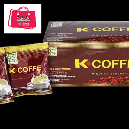 

Kopi Ginseng K-KOFFEE 4in1 By K-Link 100% Original (20 sachet)