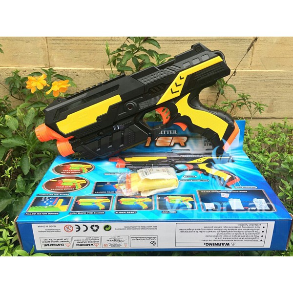 Pistol emitter xl 2in1 bullet nerf gun peluru ammo hydrogel bb crystal Mainan edukasi anak murah